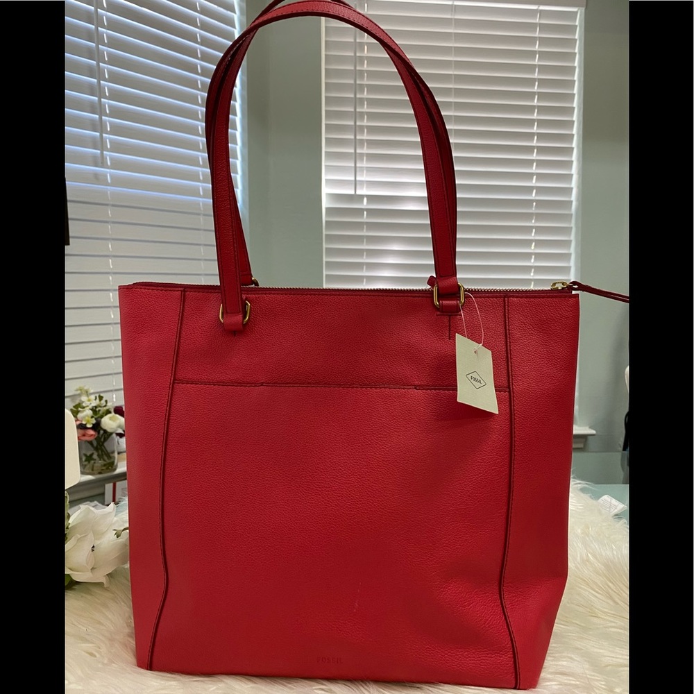 NWT FOSSIL Tara Shopper - Picture 2 of 14